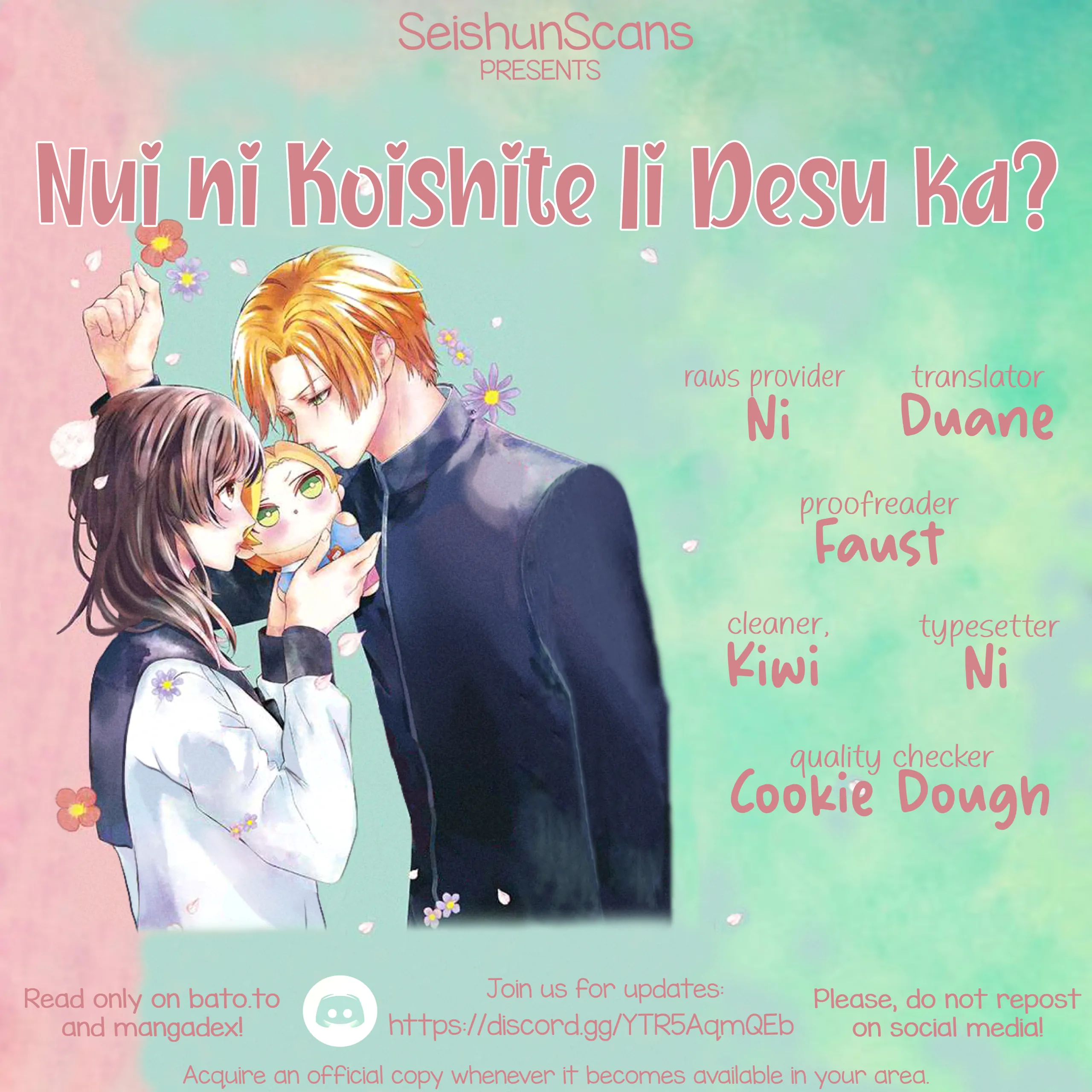 Nui Ni Koishite Ii Desu Ka?: Chương 1